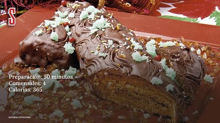 Vídeo Receta: Tronco de Navidad con brandy