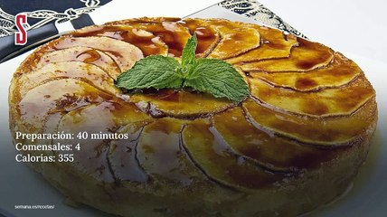Vídeo Receta: Budin de suizos con manzana