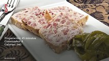 Vídeo Receta: Molde de pechugas de pollo y jamón con pimientos