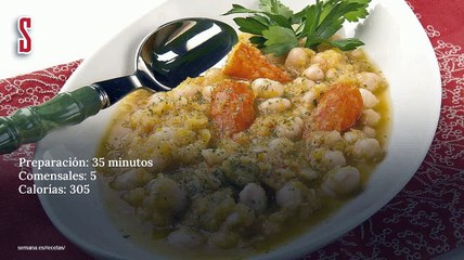 Vídeo Receta: Pochas con palitos de cangrejo