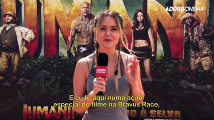 Jumanji: Bem-Vindo à Selva Reportagem AdoroCinema na Bravus Race