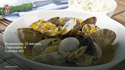 Vídeo Receta: Almejas a la marinera tradicionales