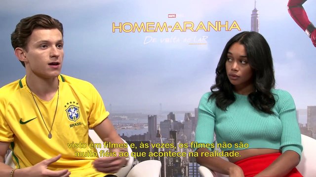 Homem-Aranha: De Volta ao Lar - Entrevista Exclusiva com Tom Holland e Laura Harrier