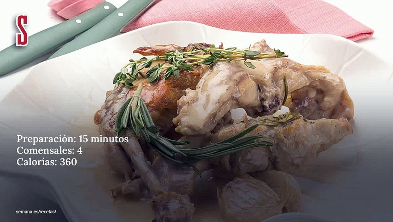 Vídeo Receta: Conejo a las hierbas