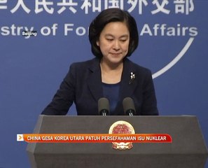 China gesa Korea Utara patuh persefahaman isu nuklear