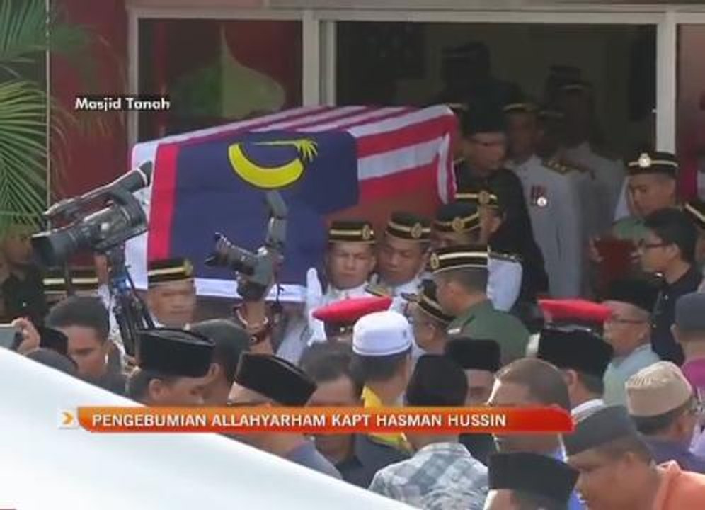 Pengebumian Allahyarham Kapten Hasman Hussin