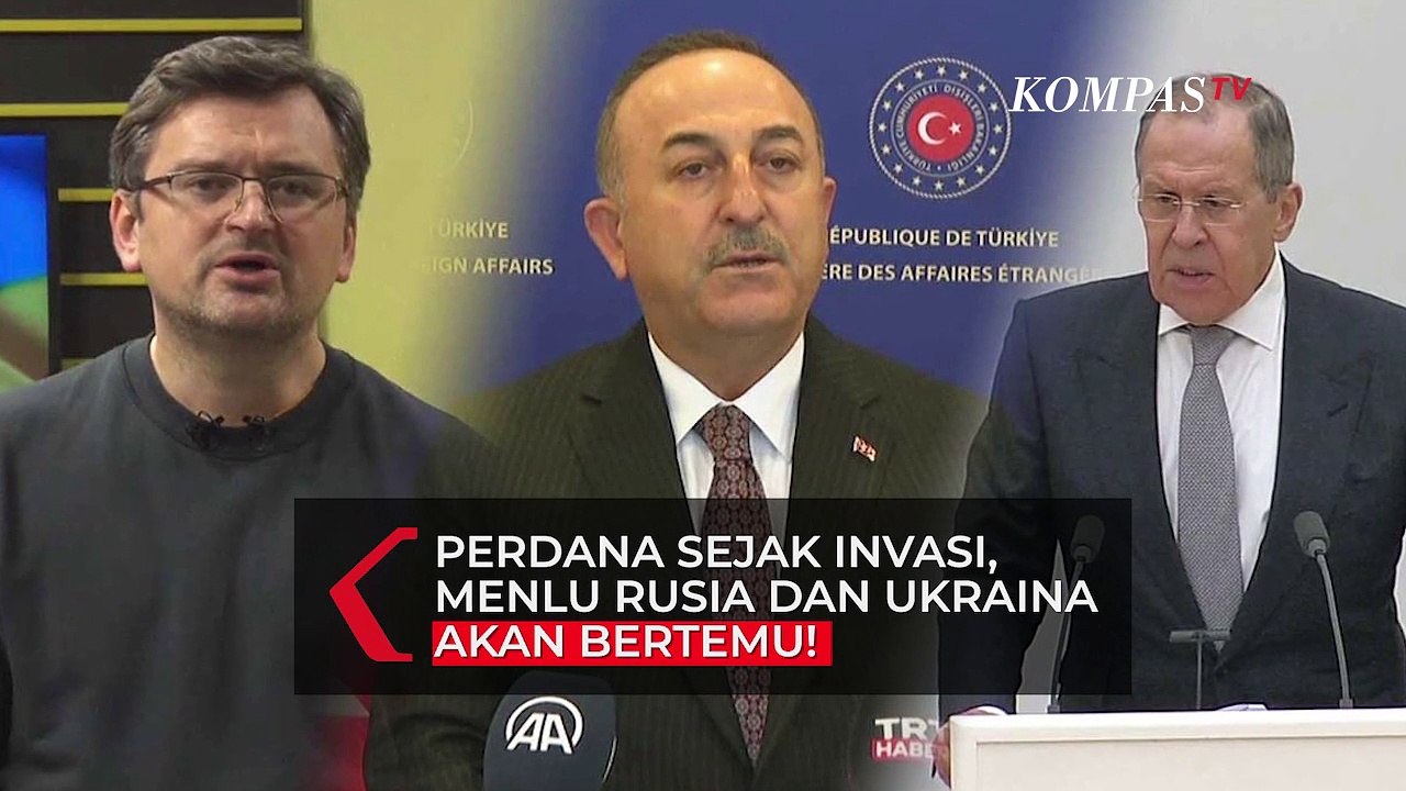Menlu Rusia dan Menlu Ukraina akan Bertemu Pekan Ini, Perdana sejak Invasi Rusia!