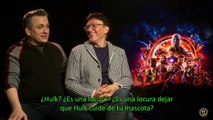 Paul Bettany, Benedict Cumberbatch, Tom Hiddleston, Elizabeth Olsen, Anthony Russo Interview 2: Vengadores: Infinity War
