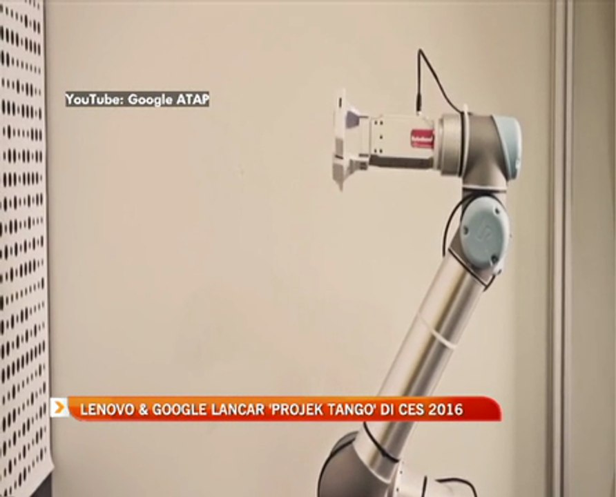 Lenovo & Google lancar 'Projek Tango' di CES 2016