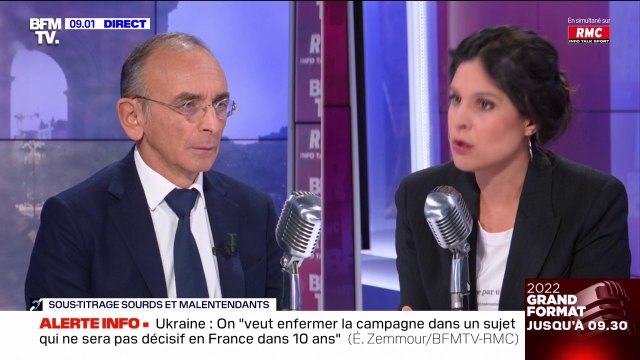 Ce que je ne veux pas, c'est qu'il y ait un tsunami fondé sur l'émotion : Éric Zemmour souhaite limiter les visas aux Ukrainiens qui ont des attaches avec la France