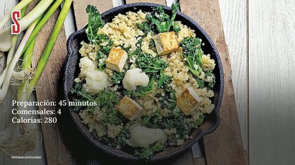 Vídeo Receta: Revuelto de quinoa con verduras