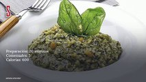 Vídeo Receta: Risotto de espinacas y zanahoria