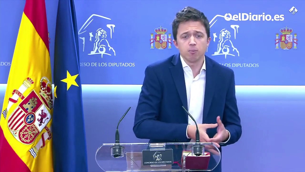 Íñigo Errejón: "Juan Carlos I nos debe explicaciones a todos los españoles. España no ha hecho ninguna modificación legal para que algo así no vuelva a suceder"