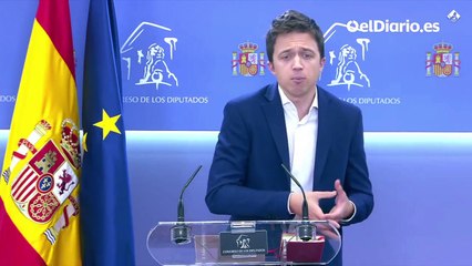 Íñigo Errejón: "Juan Carlos I nos debe explicaciones a todos los españoles. España no ha hecho ninguna modificación legal para que algo así no vuelva a suceder"