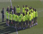 Zinedine Zidane cheered at first Real Madrid training session