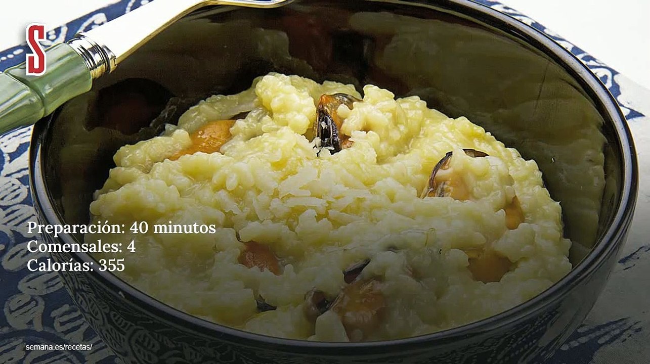 Vídeo Receta: Risotto con mejillones