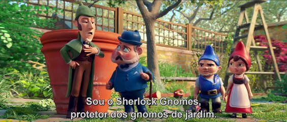 Gnomeu e Julieta: O Mistério do Jardim Trailer Legendado