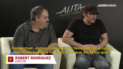 Alita - Anjo de Combate Entrevista (1) Robert Rodriguez e Jon Landau
