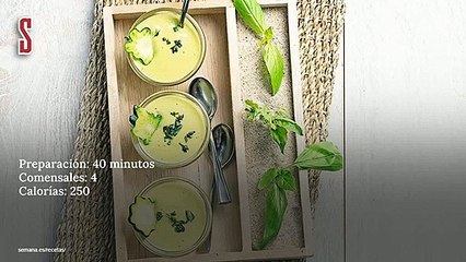 Vídeo Receta: Crema fría de calabacín