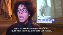 Olivier Dubois: la photo du journaliste français, otage au Mali, projetée sur le Panthéon