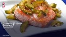 Vídeo Receta: Salmón fresco con calabacines