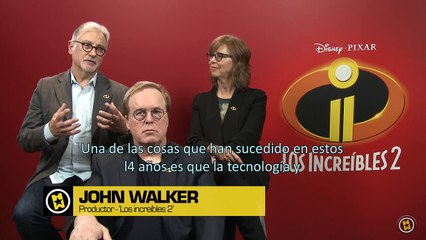 Brad Bird, Nicole Paradis Grindle, John Walker (IV) Interview : Los Increíbles 2