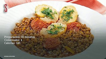 Vídeo Receta: Potaje rápido de lentejas
