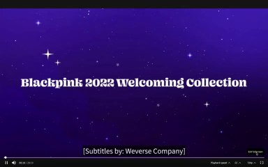 BLACKPINK WELCOMING COLLECTION 2022