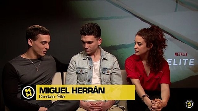 Miguel Herrán, Jaime Lorente, María Pedraza Interview 2: Élite