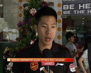 Beregu badminton lelaki optimis raih gelaran
