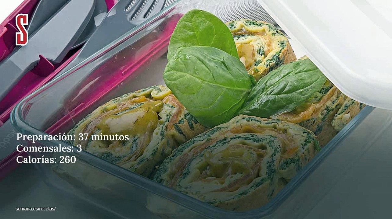 Vídeo Receta: Brazo de gitano de espinacas con...