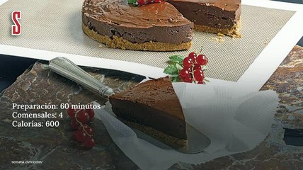 Vídeo Receta: Receta Cheescake de chocolate