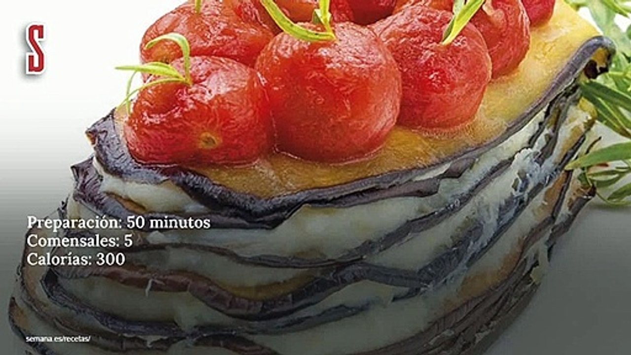 Vídeo Receta: Milhojas de berenjena y brandada