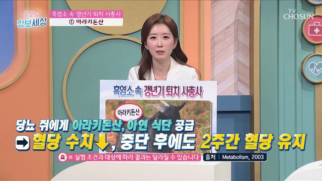 갱년기 타파 시킬 흑염소 속 갱년기 퇴치 사총사↗ TV CHOSUN 220308 방송