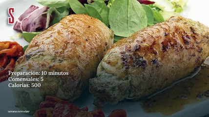 Vídeo Receta: Rollitos de cerdo al pesto