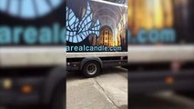 شاحنة تصدم بوابة السفارة الروسية في إيرلندا والشرطة توقف السائق