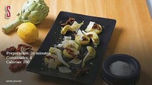 Vídeo Receta: Alcachofas crudas marinadas en ensalada