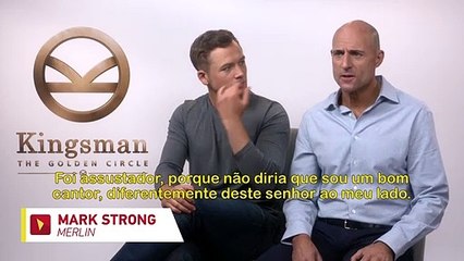 Kingsman: O Círculo Dourado Entrevista com Taron Egerton e Mark Strong