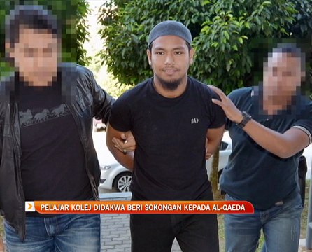 Pelajar kolej didakwa beri sokongan kepada Al-Qaeda
