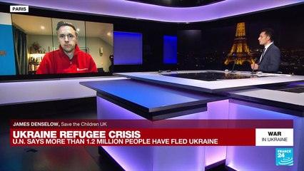 Ukraine refugee crisis: "Need for clean water, for food, for shelter is increasingly challenging"