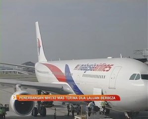 Penerbangan MH132 MAS terima dua laluan berbeza