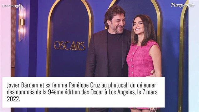 Penélope Cruz et Javier Bardem : Regards tendres et mini-robe pop, le couple fin prêt pour les Oscars