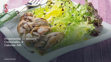 Vídeo Receta: Ensalada de codornices en escabeche
