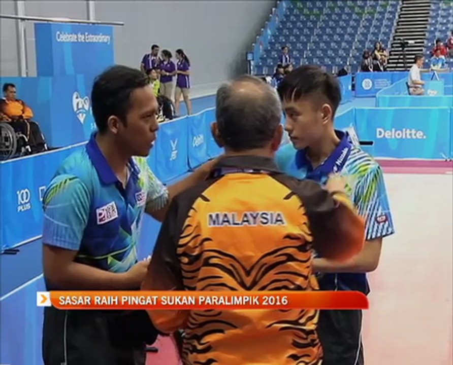 Skuad ping pong negara sasar raih pingat sukan paralimpik 2016