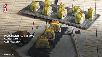 Vídeo Receta: Uramaki ebi