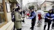 Taksim’de kadınlara karanfil sürprizi, KADES tanıtıldı