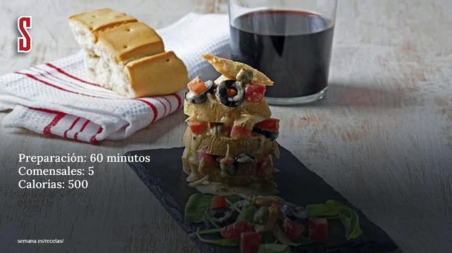 Vídeo Receta: Torres de patata con salsa tártara