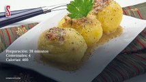 Vídeo Receta: Patatas rellenas de jamón y queso