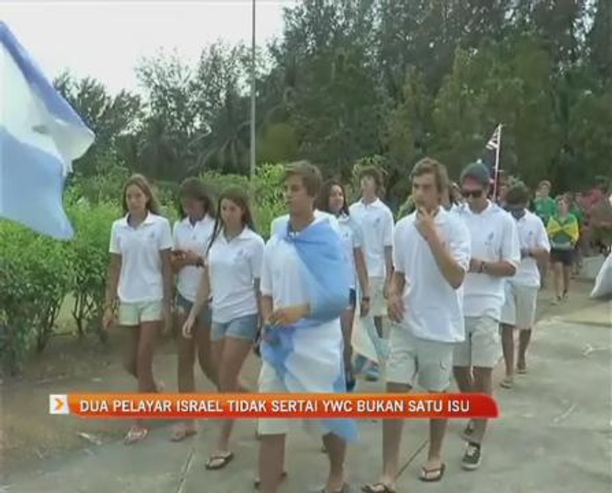 Dua pelayar Israel tidak sertai YWC bukan satu isu