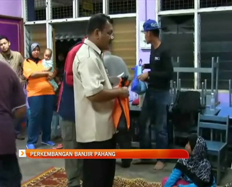 Perkembangan banjir Pahang